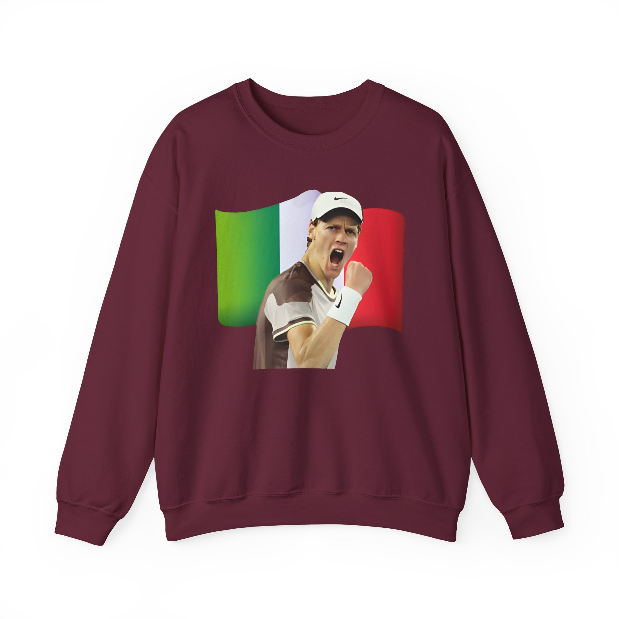 Jannik Sinner Italian Tennis Star Fan Unisex Heavy Blendâ„¢ Crewneck Sweatshirt