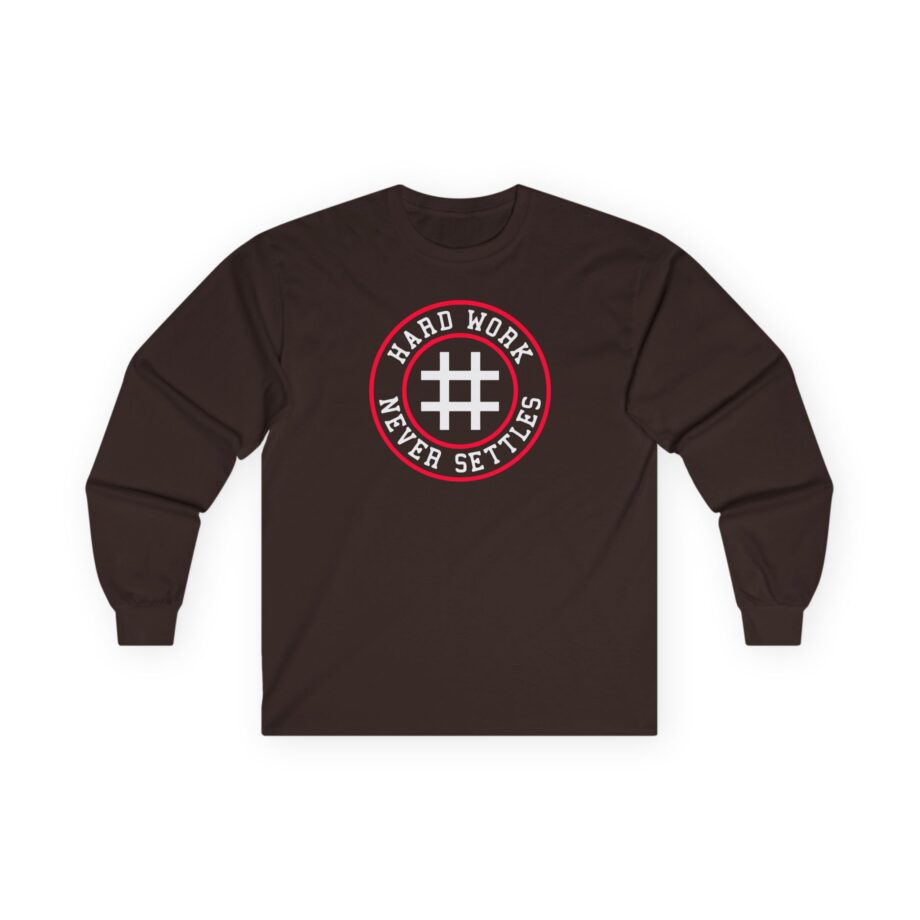 Trevor Bauer Hard Work Never Settles Unisex Ultra Cotton Long Sleeve Tee