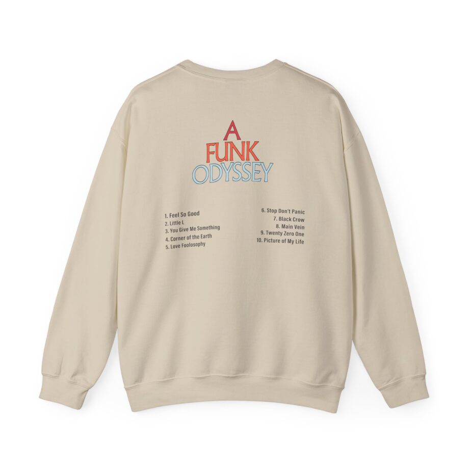 J Funk Odyssey Tracklist Unisex Heavy Blend™ Crewneck Sweatshirt