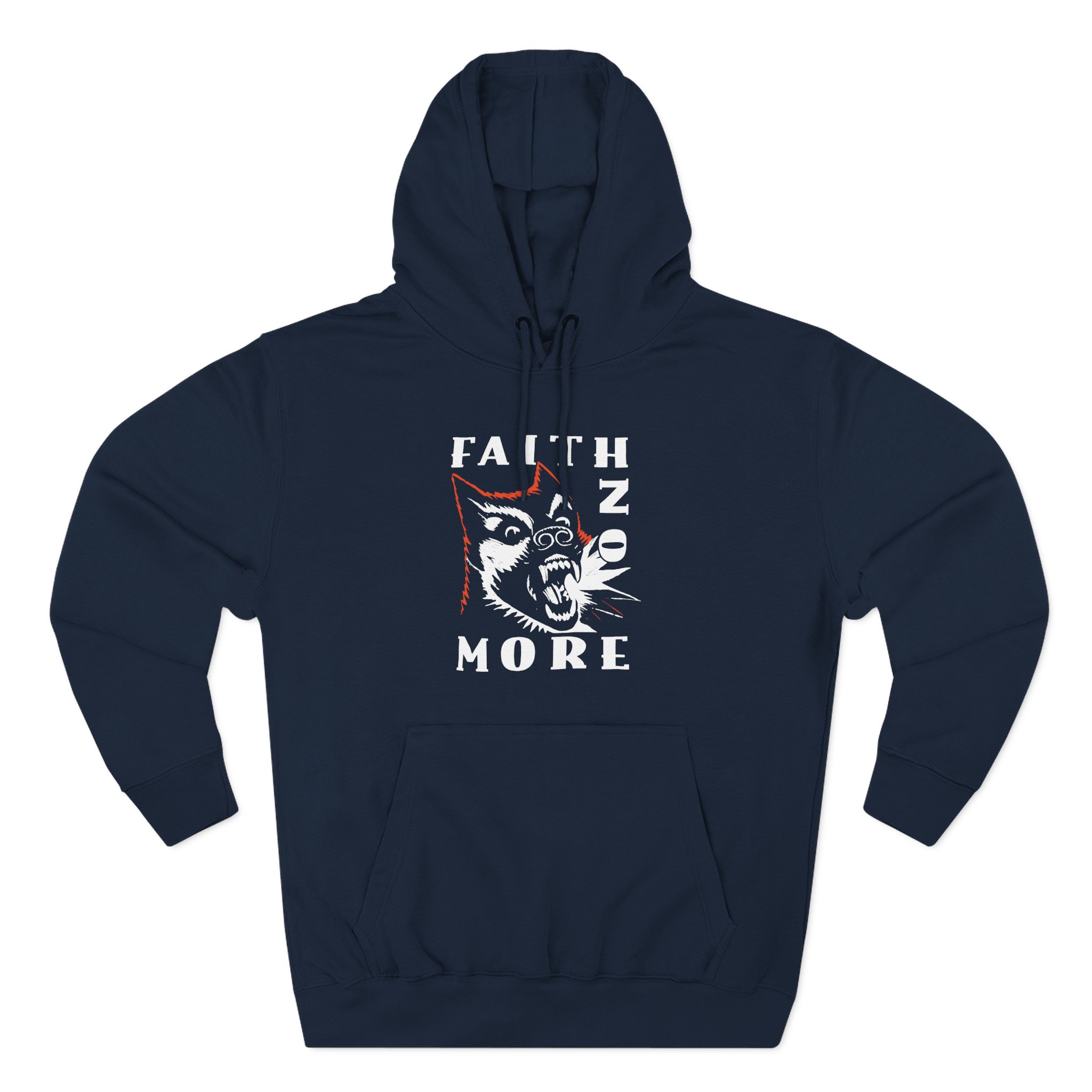 Faith No More Logo Dog Three-Panel Fleece Hoodie