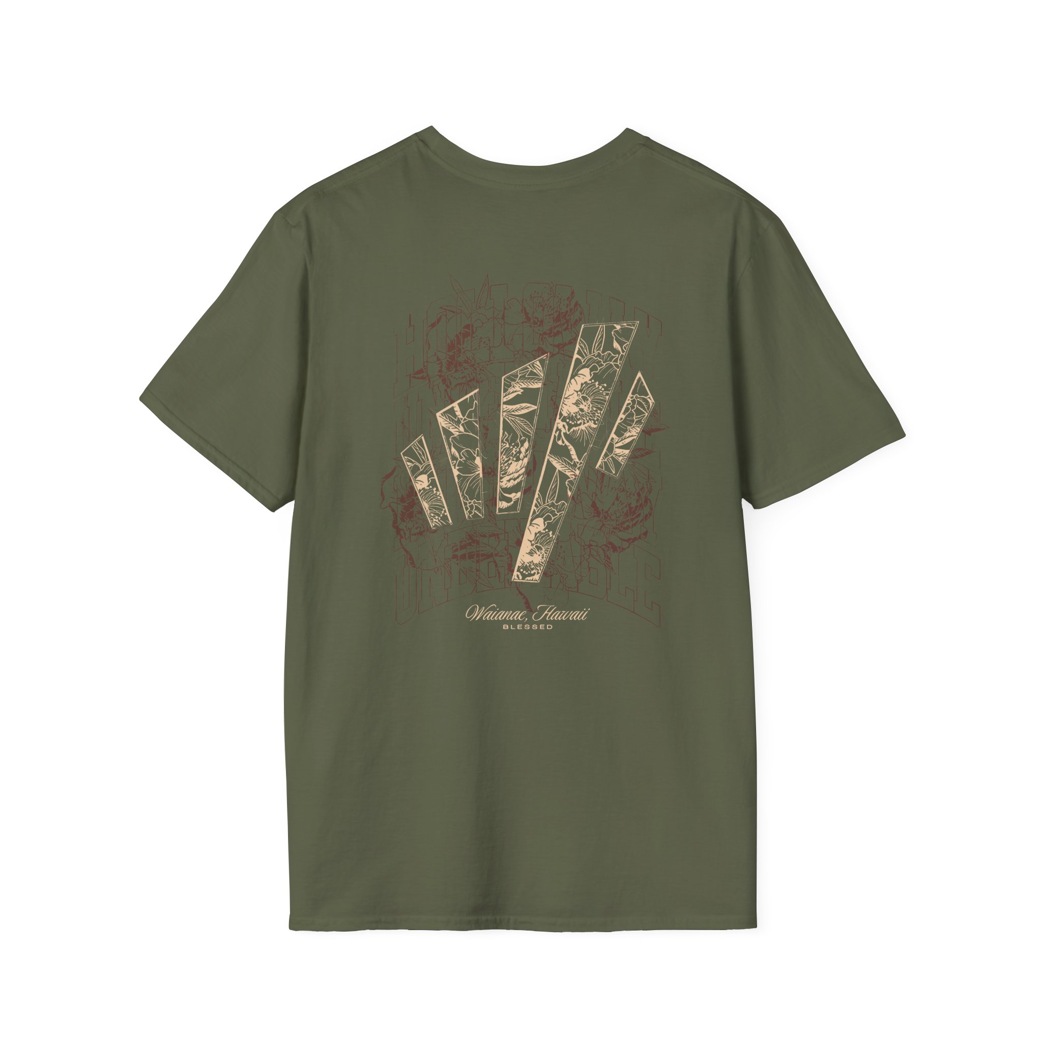 Max Holloway Undeniable Burgundy Unisex Softstyle T-Shirt