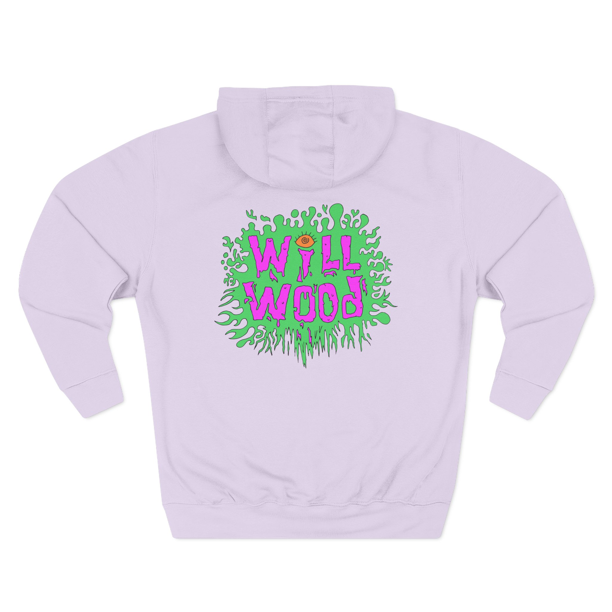 Will Wood Death of the Author Three-Panel Fleece Hoodie