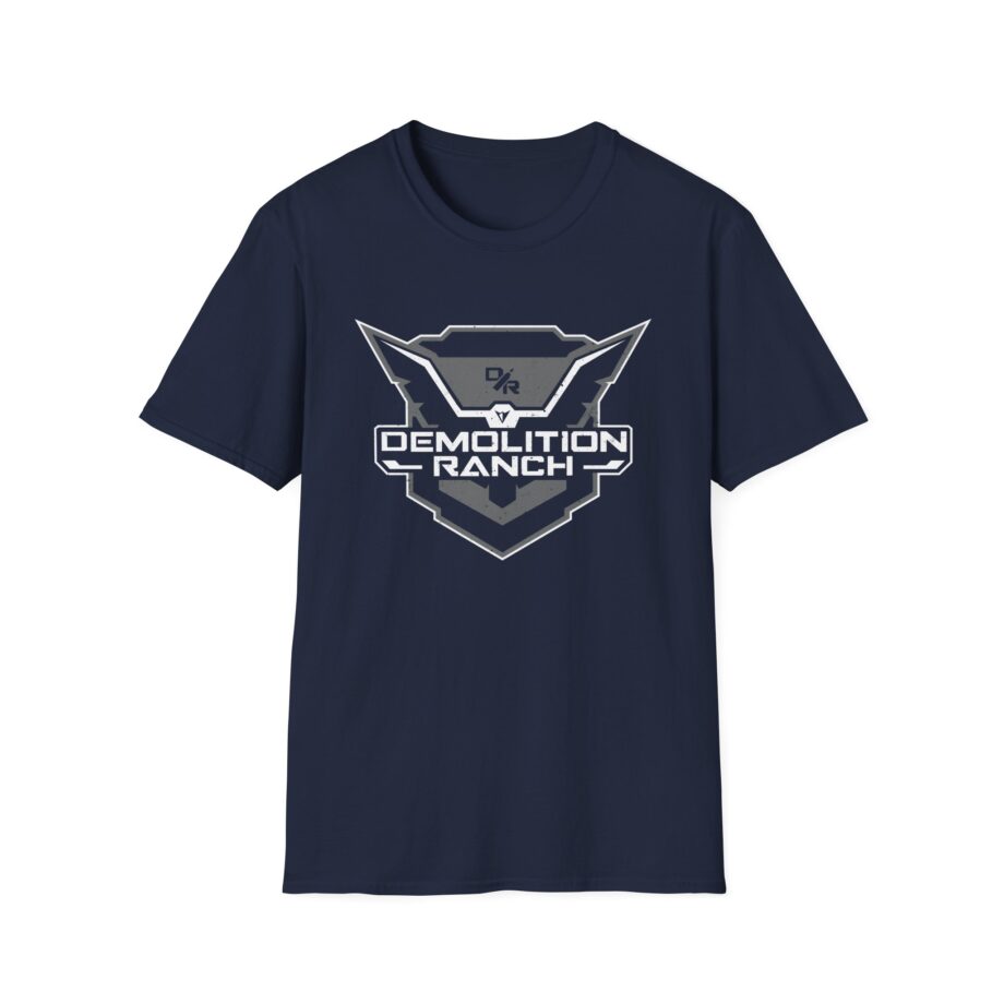 Demolition Ranch Monochrome Shield Unisex Softstyle T-Shirt