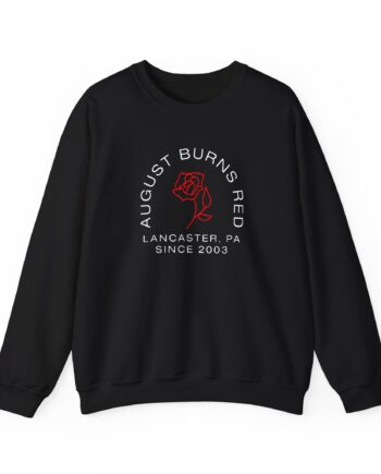 August Burns Red Rose Unisex Heavy Blend™ Crewneck Sweatshirt