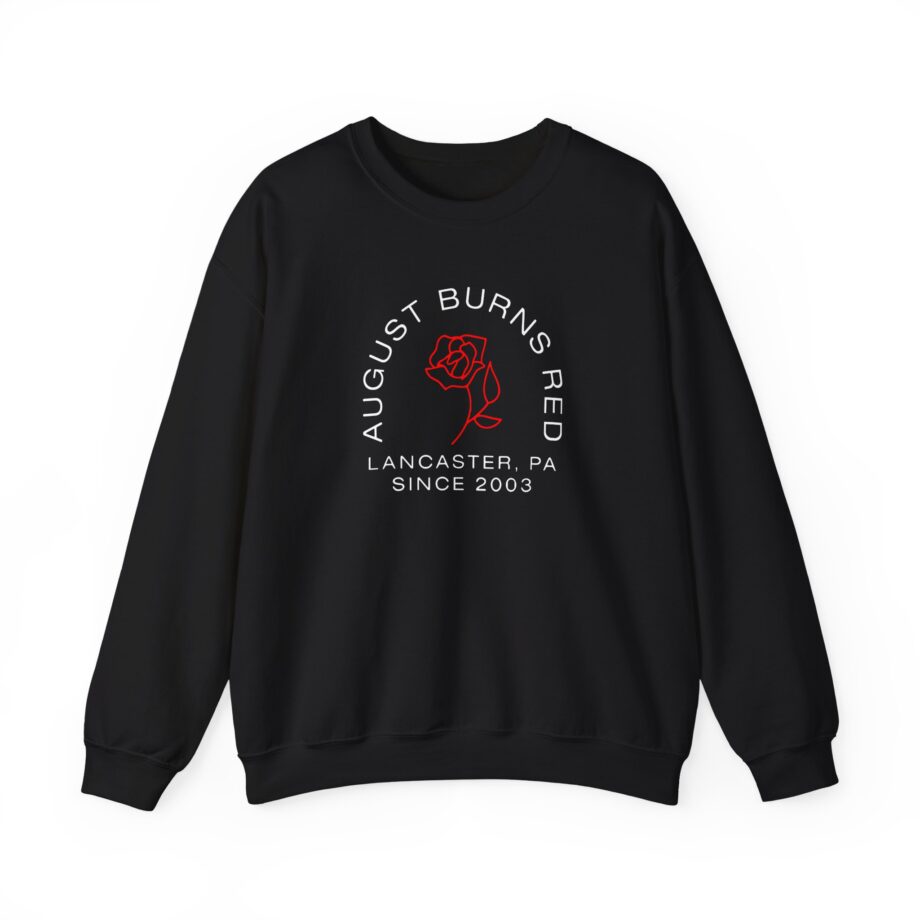 August Burns Red Rose Unisex Heavy Blend™ Crewneck Sweatshirt