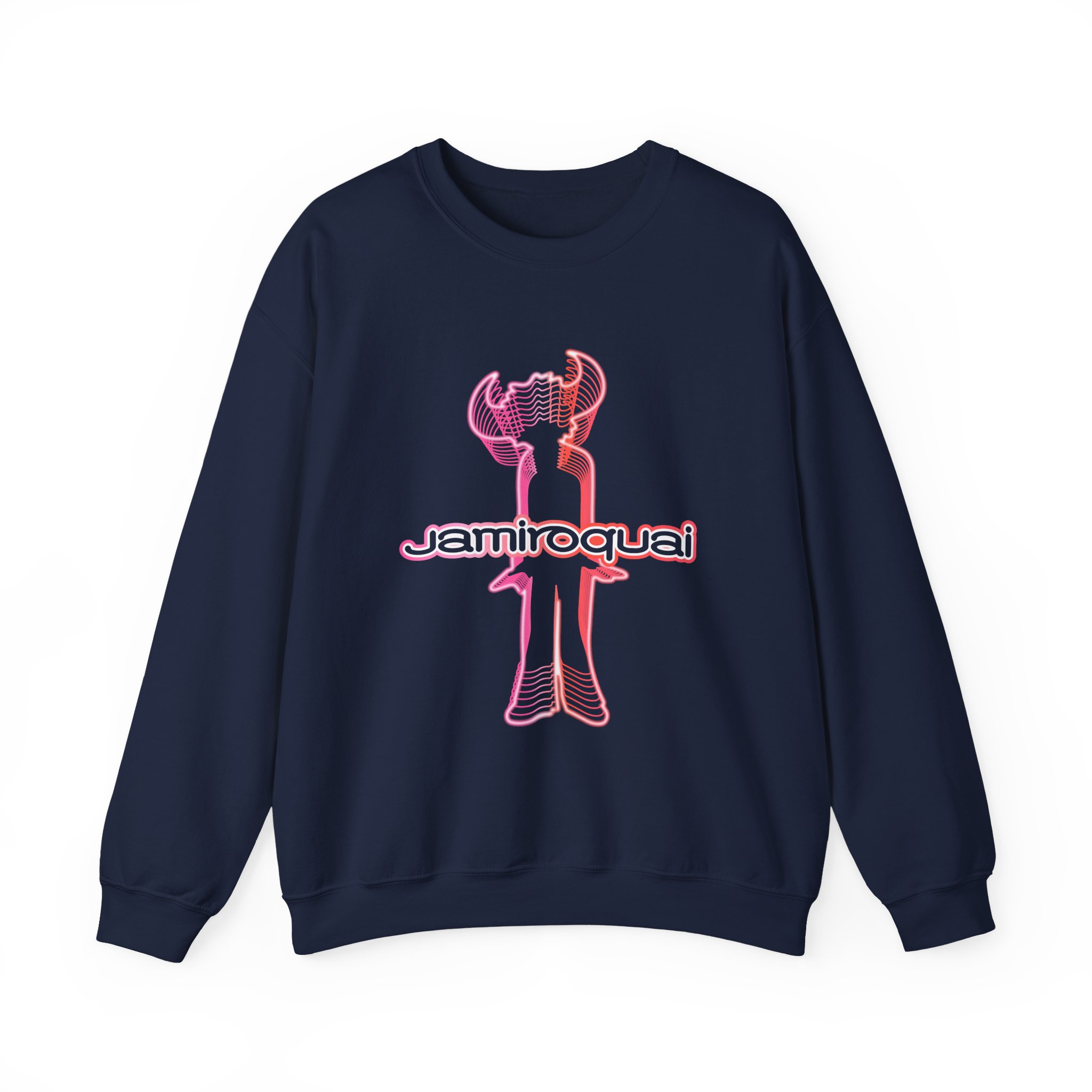 J Buffalo Man Neon Unisex Heavy Blendâ„¢ Crewneck Sweatshirt