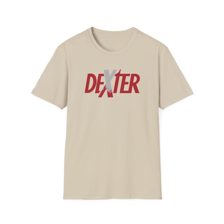 Dexter Spatter Logo Unisex Softstyle T-Shirt
