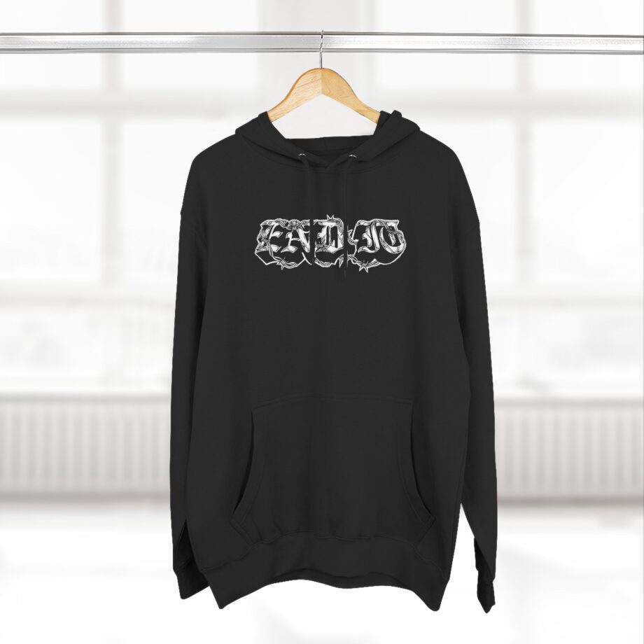 End It Three-Panel Fleece Hoodie