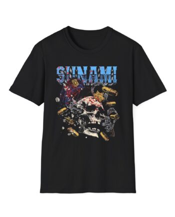 Sunami Skull Unisex Softstyle T-Shirt