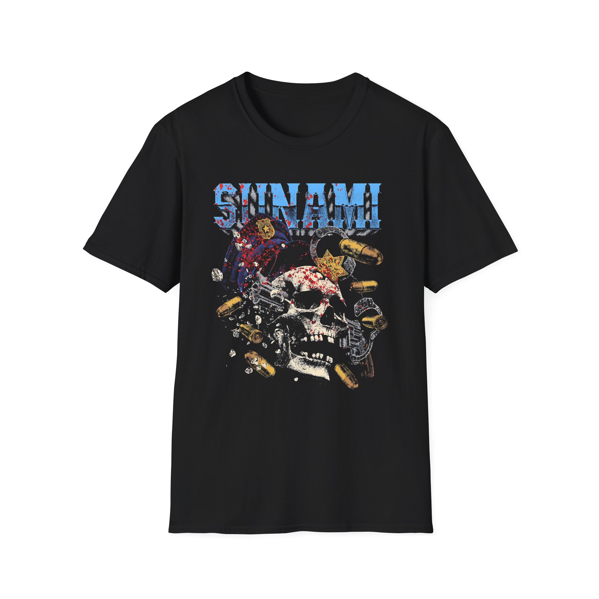 Sunami Skull Unisex Softstyle T-Shirt