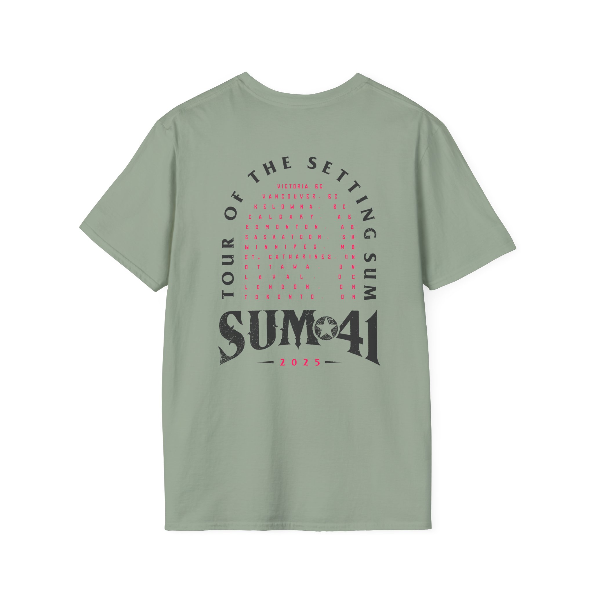 Sum 41 Tour of the Setting Sum Unisex Softstyle T-Shirt