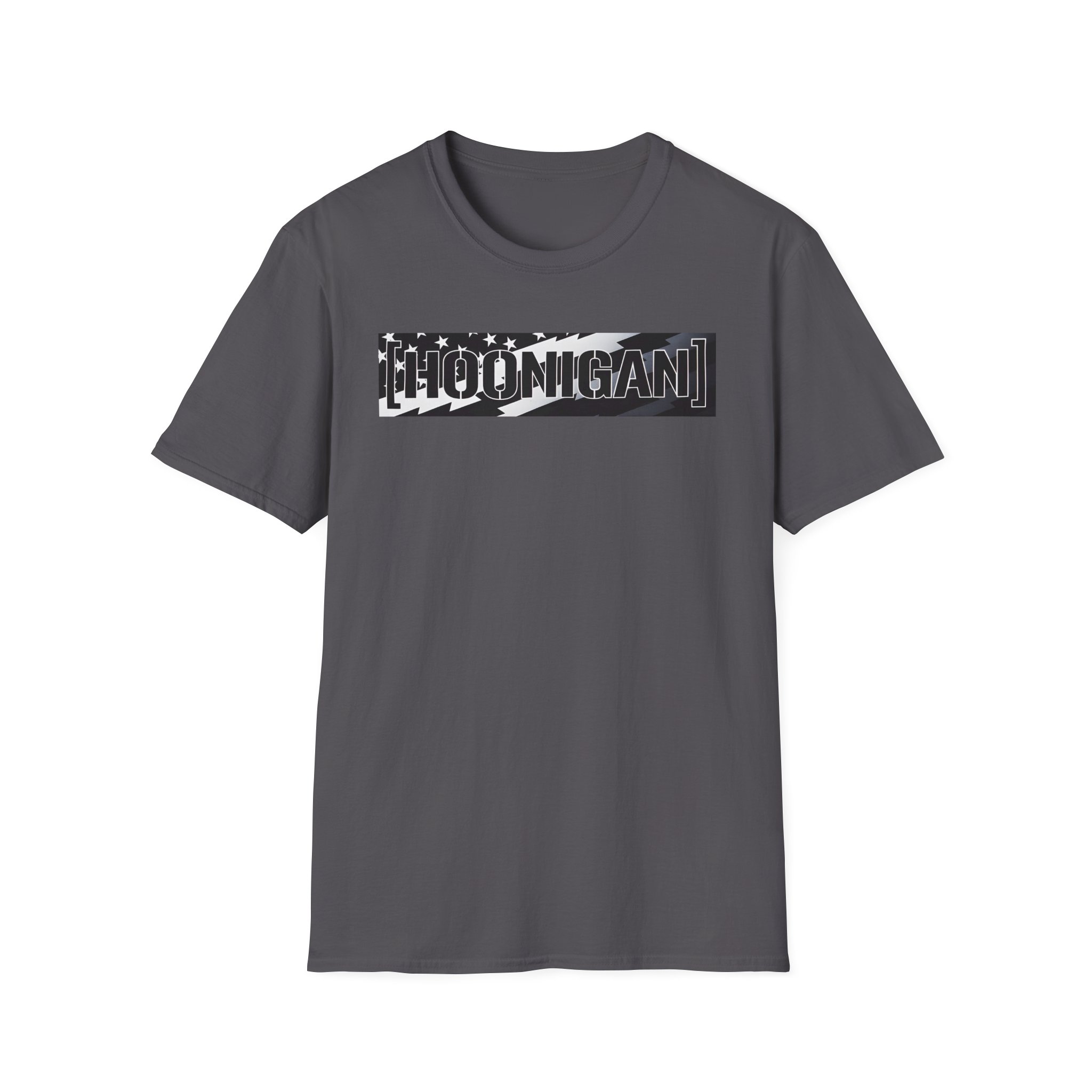 Ken Block Hoonigan Stars & Stripes Censor Bar Unisex Softstyle T-Shirt