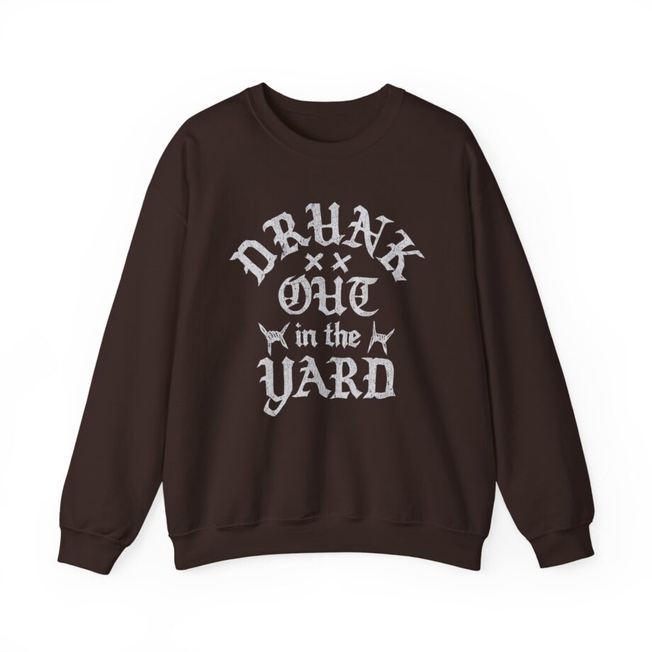 Hardy Drunk Out in the Yard Unisex Heavy Blend™ Crewneck Sweatshirt