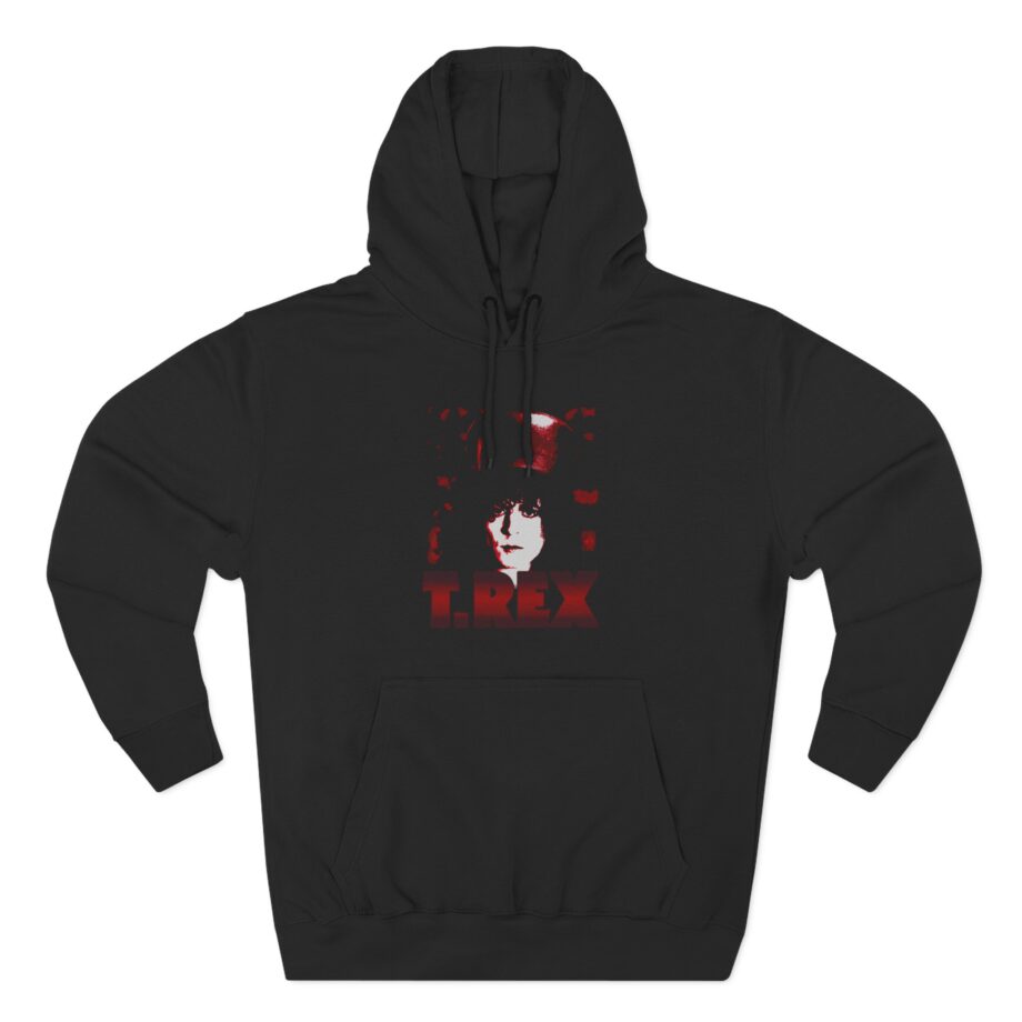 T Rex Marc Top Hat Three-Panel Fleece Hoodie