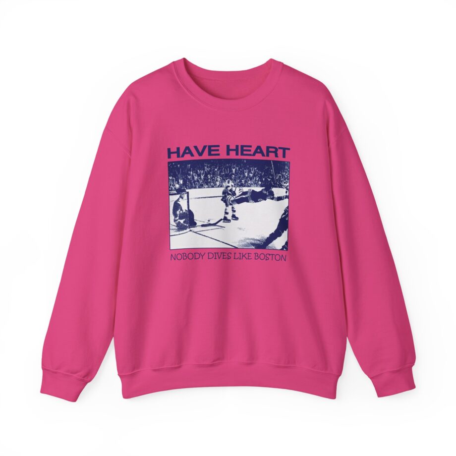 Have Heart Nobody Dives Like Boston Unisex Heavy Blend™ Crewneck Sweatshirt
