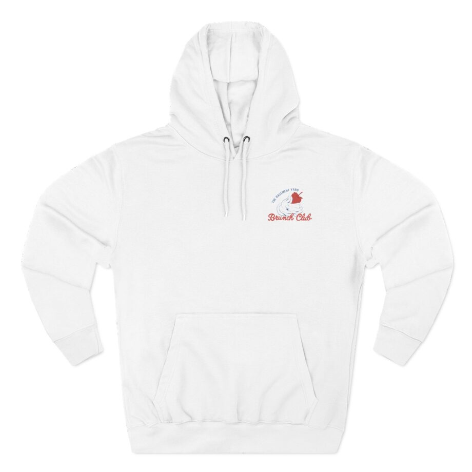 Basement Yard Brunch Club Diner Three-Panel Fleece Hoodie