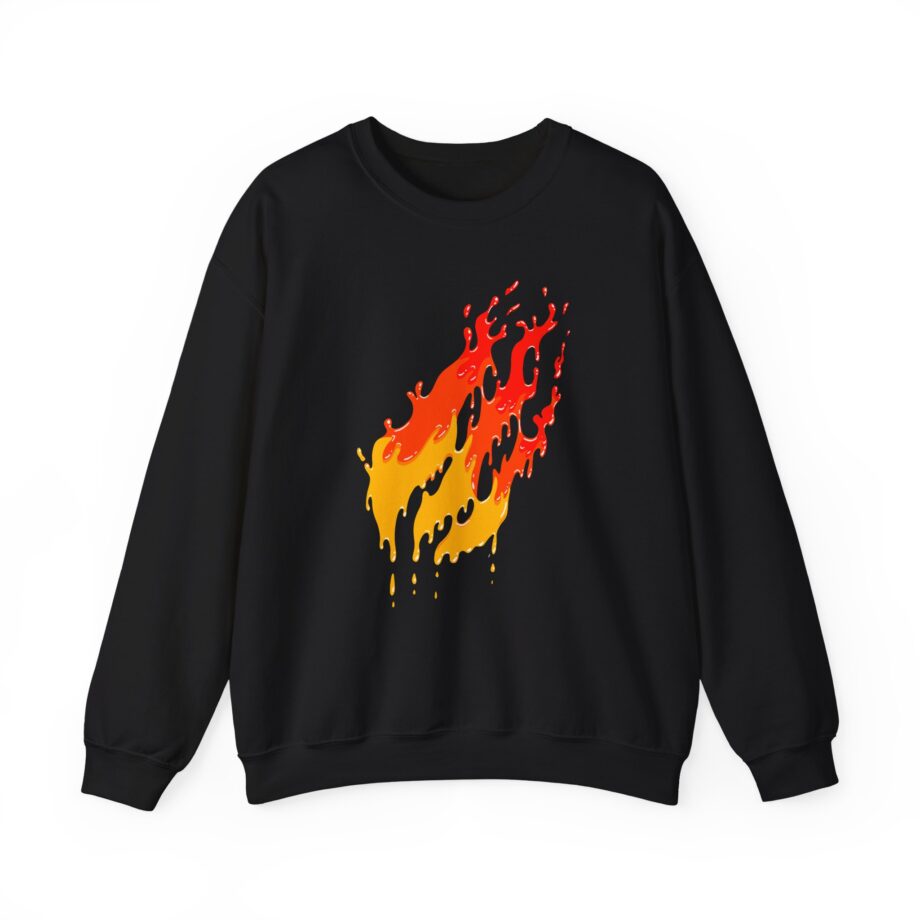 Preston Fire Drip Unisex Heavy Blend™ Crewneck Sweatshirt