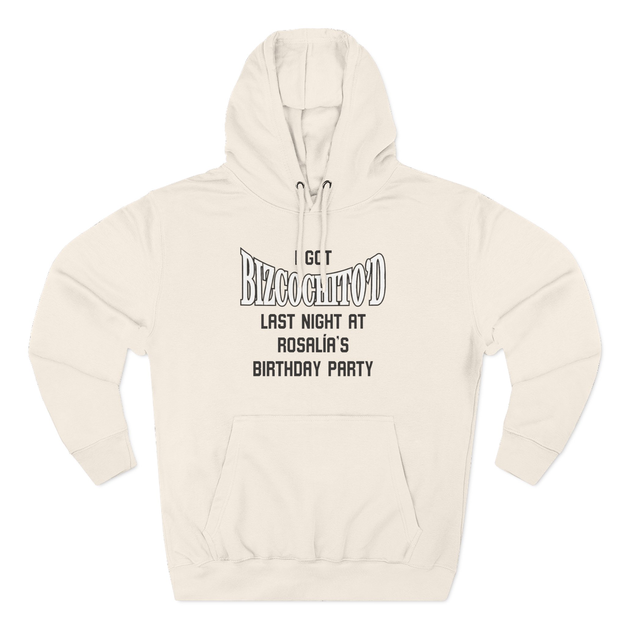 Rosalia Bizcochito'd Three-Panel Fleece Hoodie