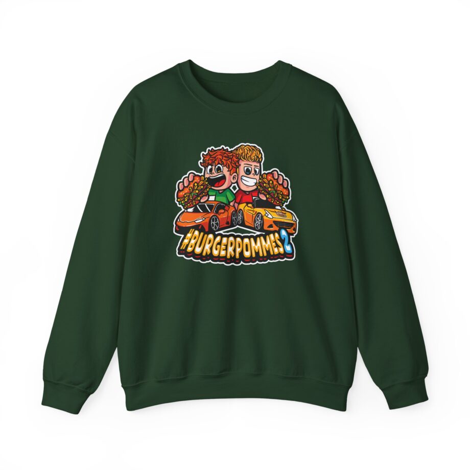 Burger Pommes Unisex Heavy Blend™ Crewneck Sweatshirt