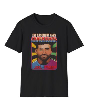 Split Face Basement Yard Experience Unisex Softstyle T-Shirt