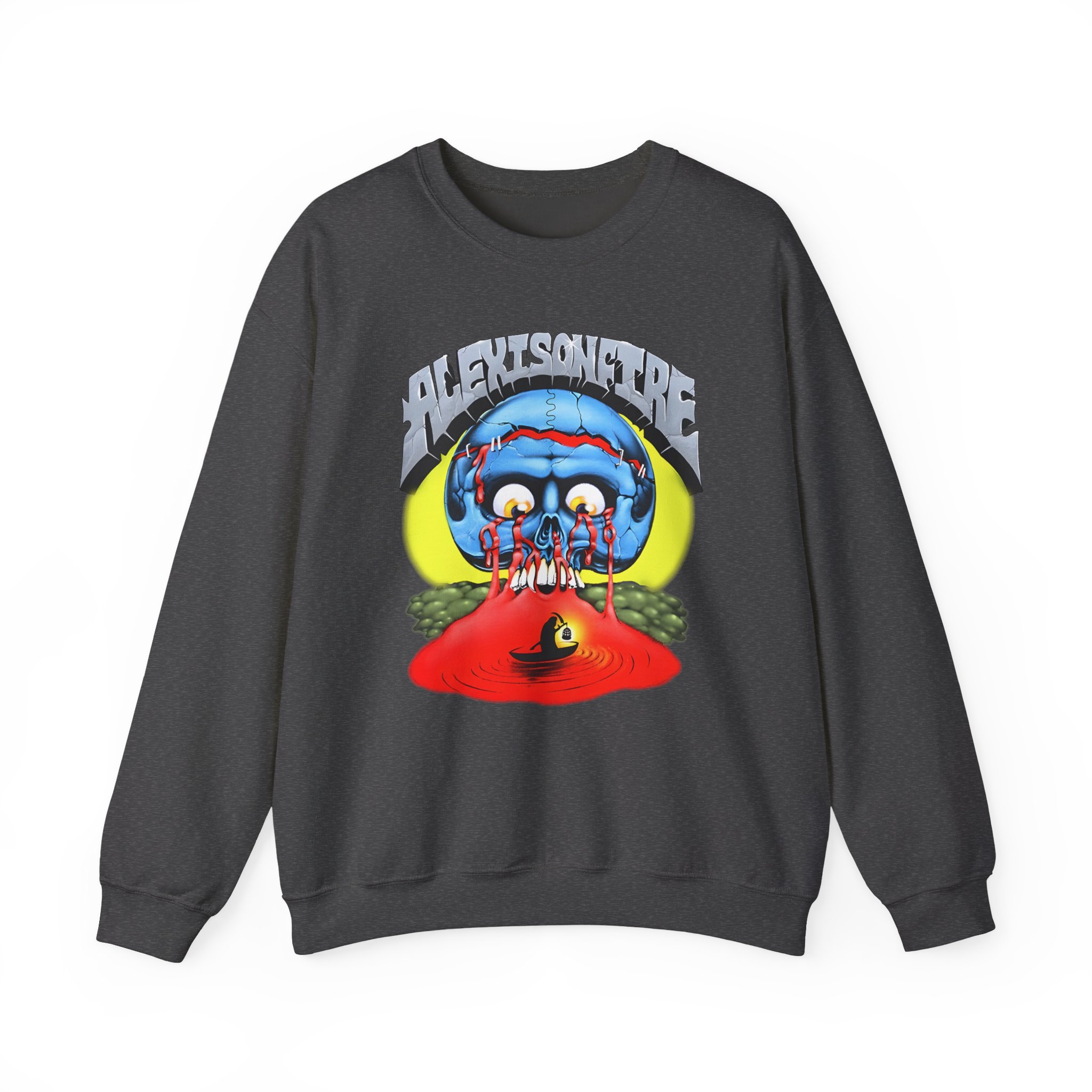 Alexisonfire Skull Island Unisex Heavy Blendâ„¢ Crewneck Sweatshirt