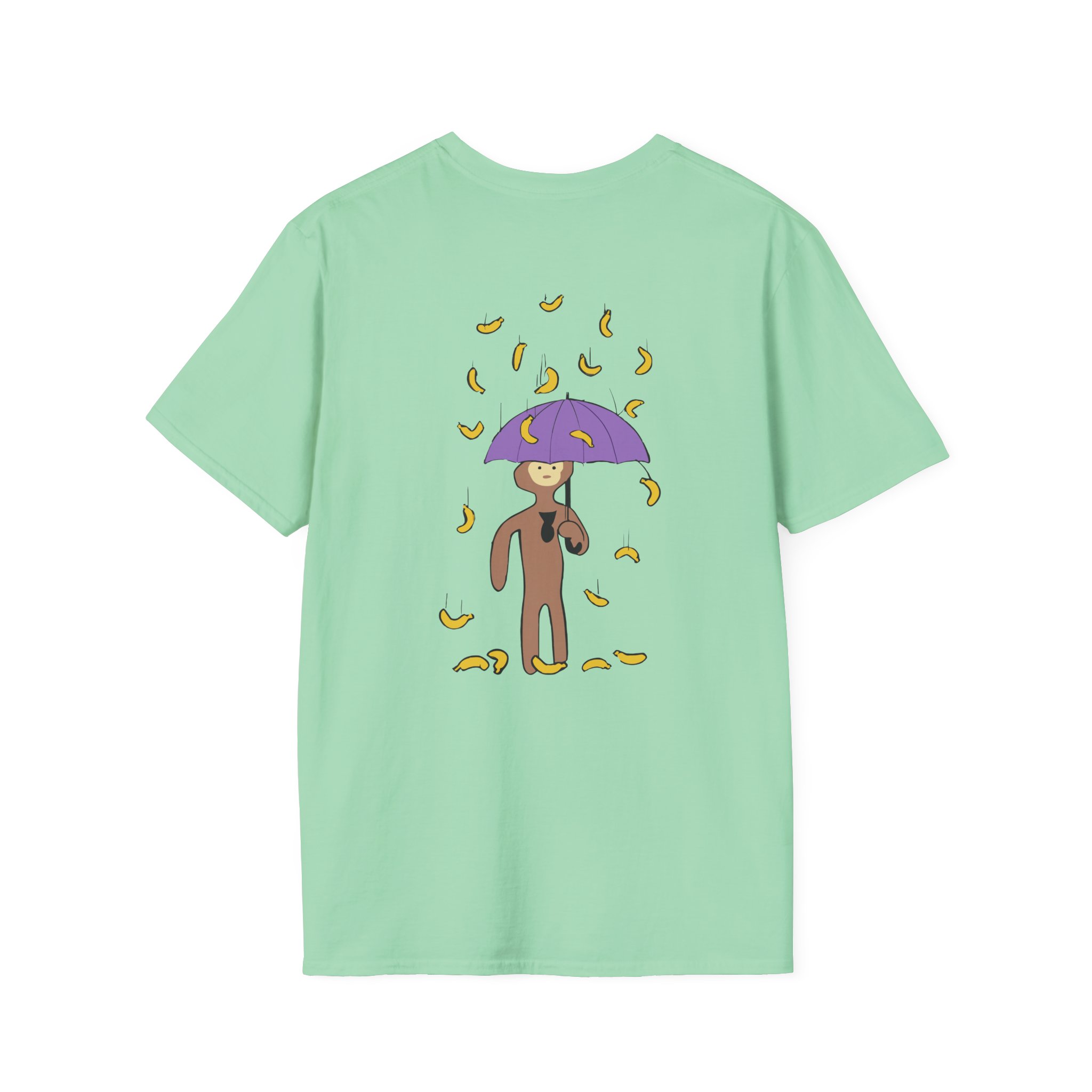 Spoonkid Raining Bananas Unisex Softstyle T-Shirt