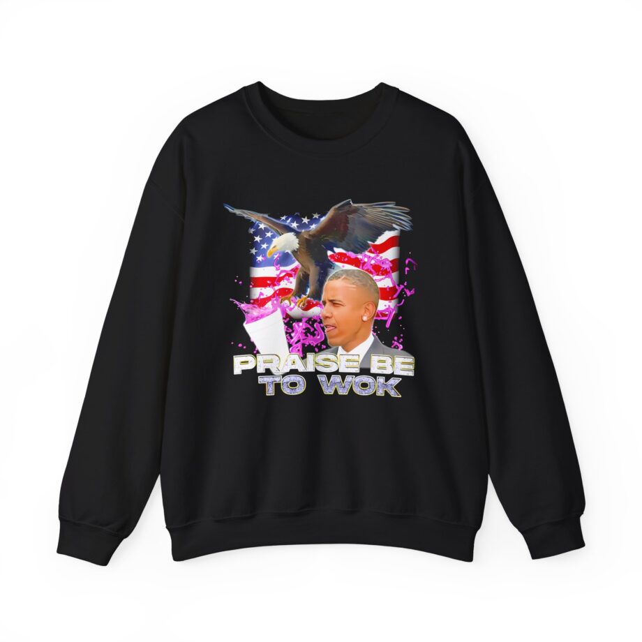 Cruz Cafune Praise Be to Wok Unisex Heavy Blend™ Crewneck Sweatshirt