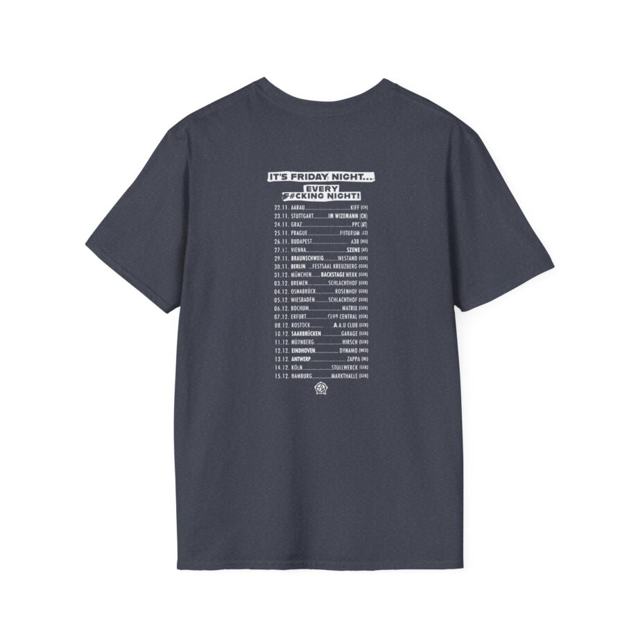 Zebrahead Lightning Skull Friday night tour Unisex Softstyle T-Shirt