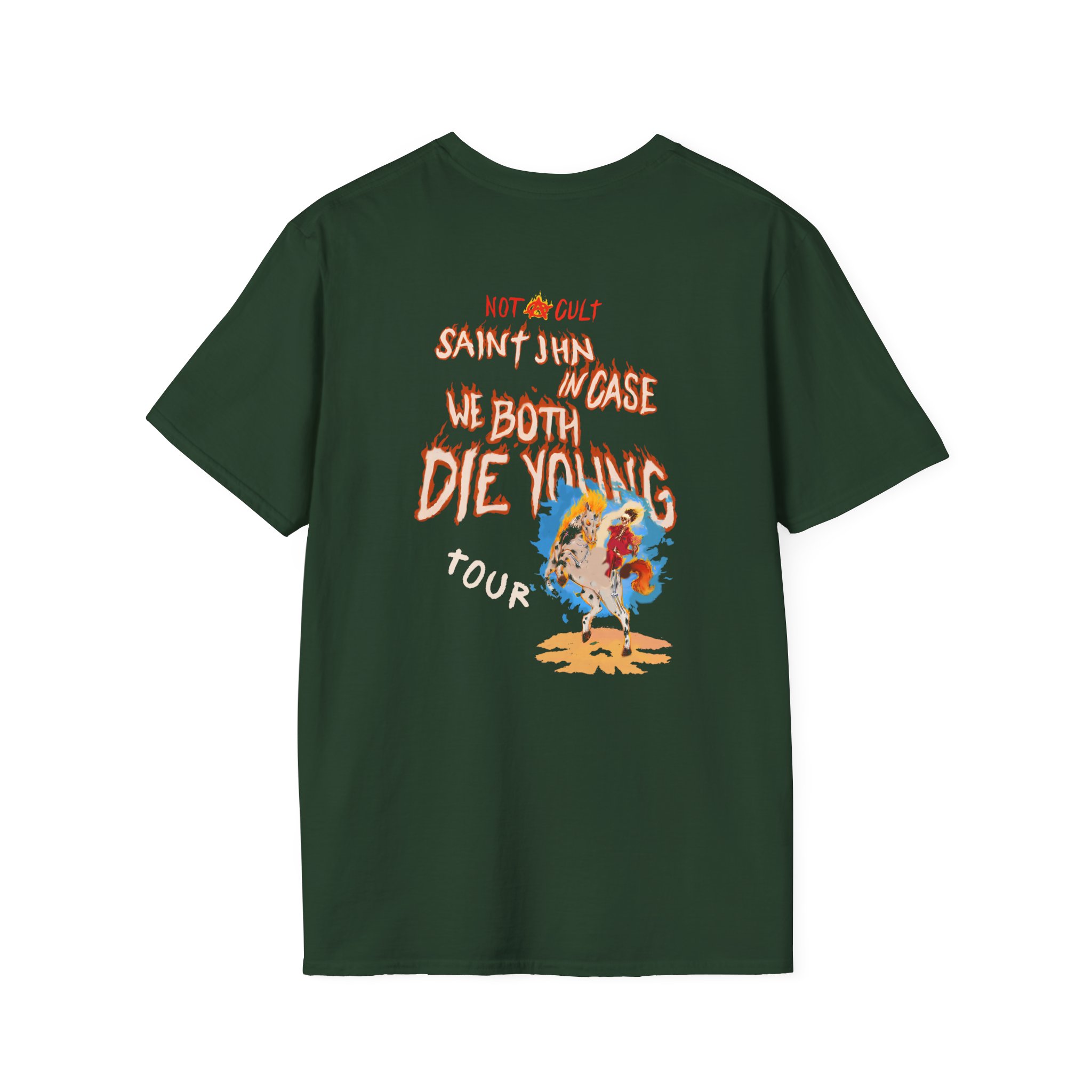 Saint Jhn Incase We Both Die Young World Tour Unisex Softstyle T-Shirt