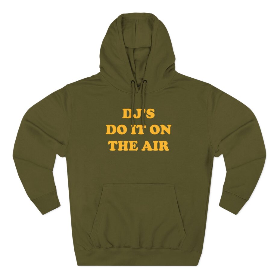 Haim Dj's Do It on the Air  Three-Panel Fleece Hoodie