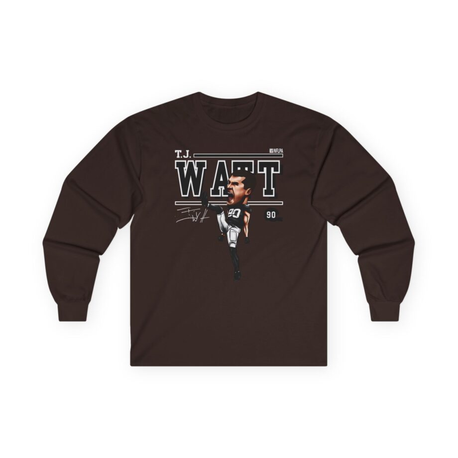 Tj Watt Cartoon Unisex Ultra Cotton Long Sleeve Tee