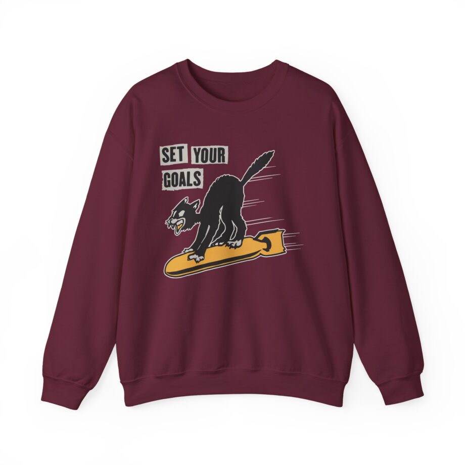 Set Your Goals Bomber Unisex Heavy Blend™ Crewneck Sweatshirt