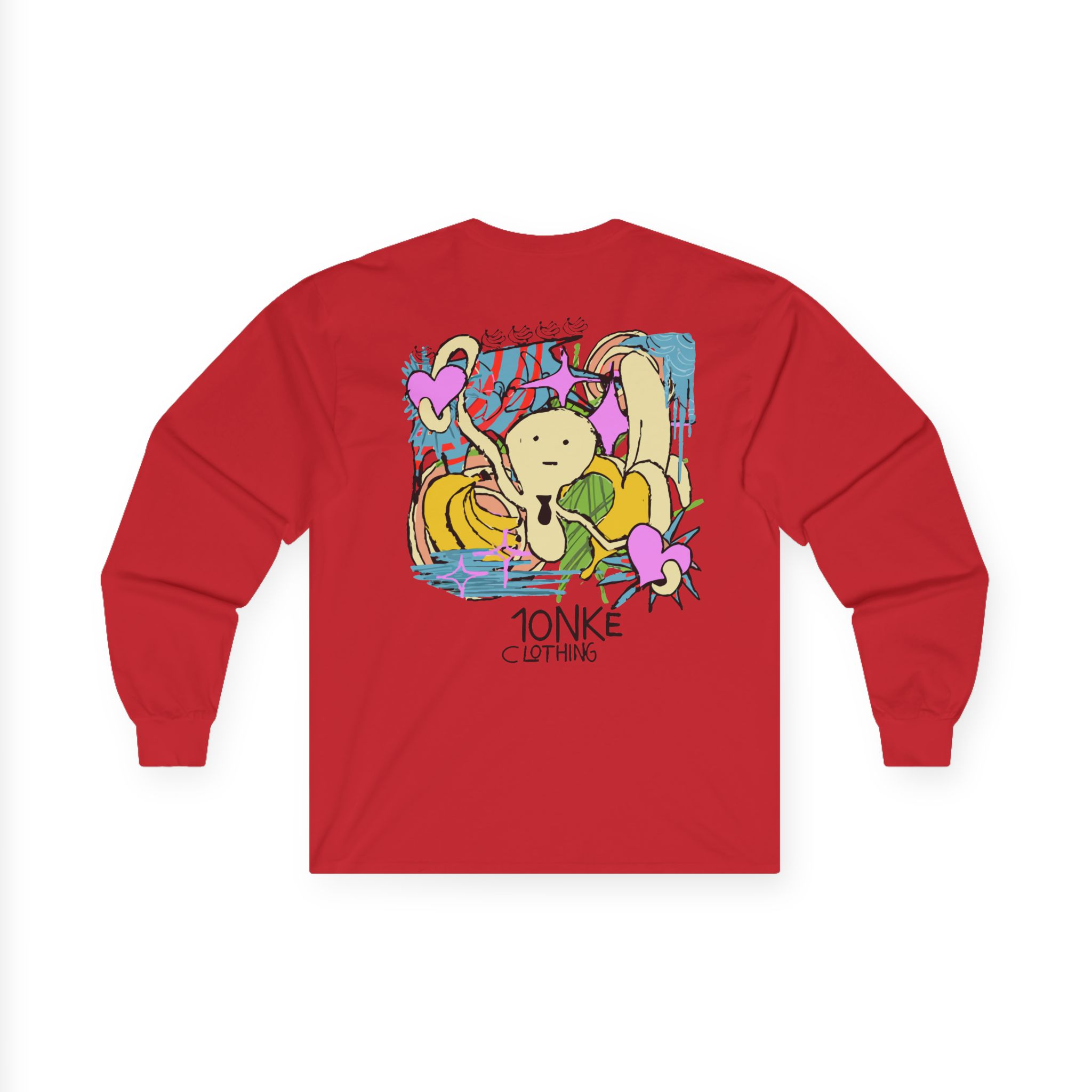Spoonkid Basquiat Monke Unisex Ultra Cotton Long Sleeve Tee