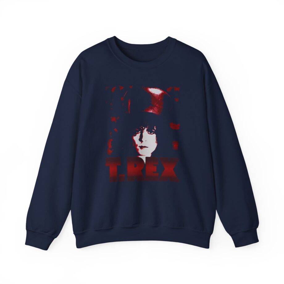 T Rex Marc Top Hat Unisex Heavy Blend™ Crewneck Sweatshirt