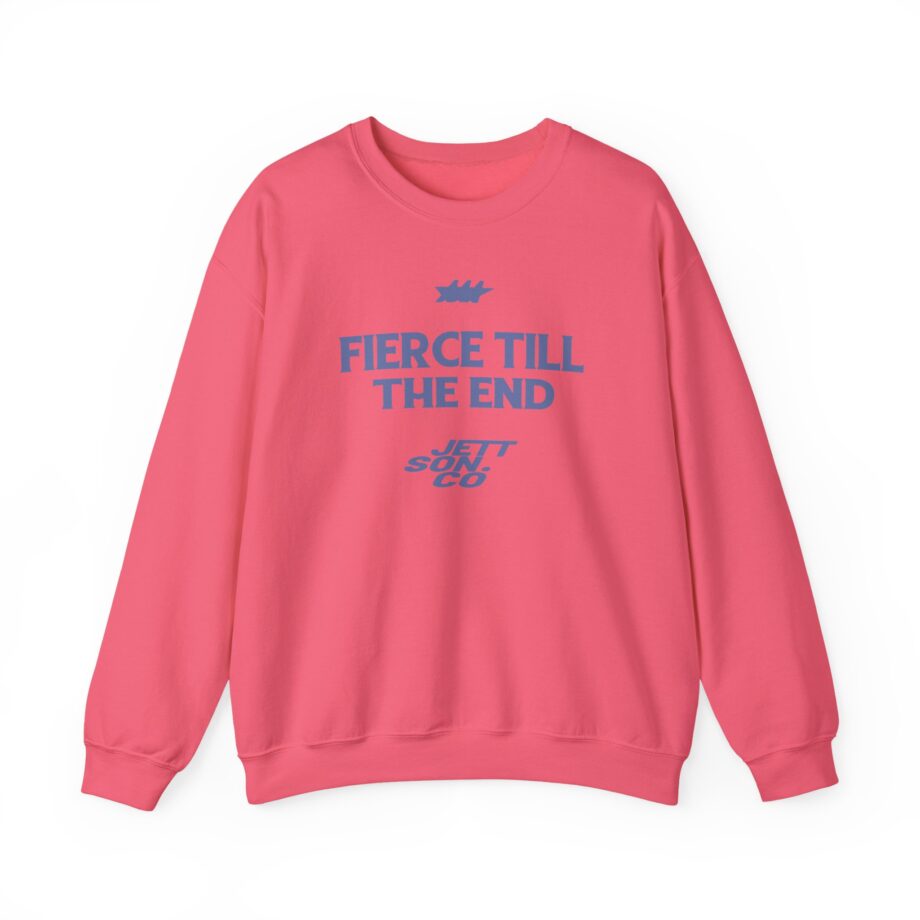 Jett Lawrenc Fierce Till the End Unisex Heavy Blend™ Crewneck Sweatshirt