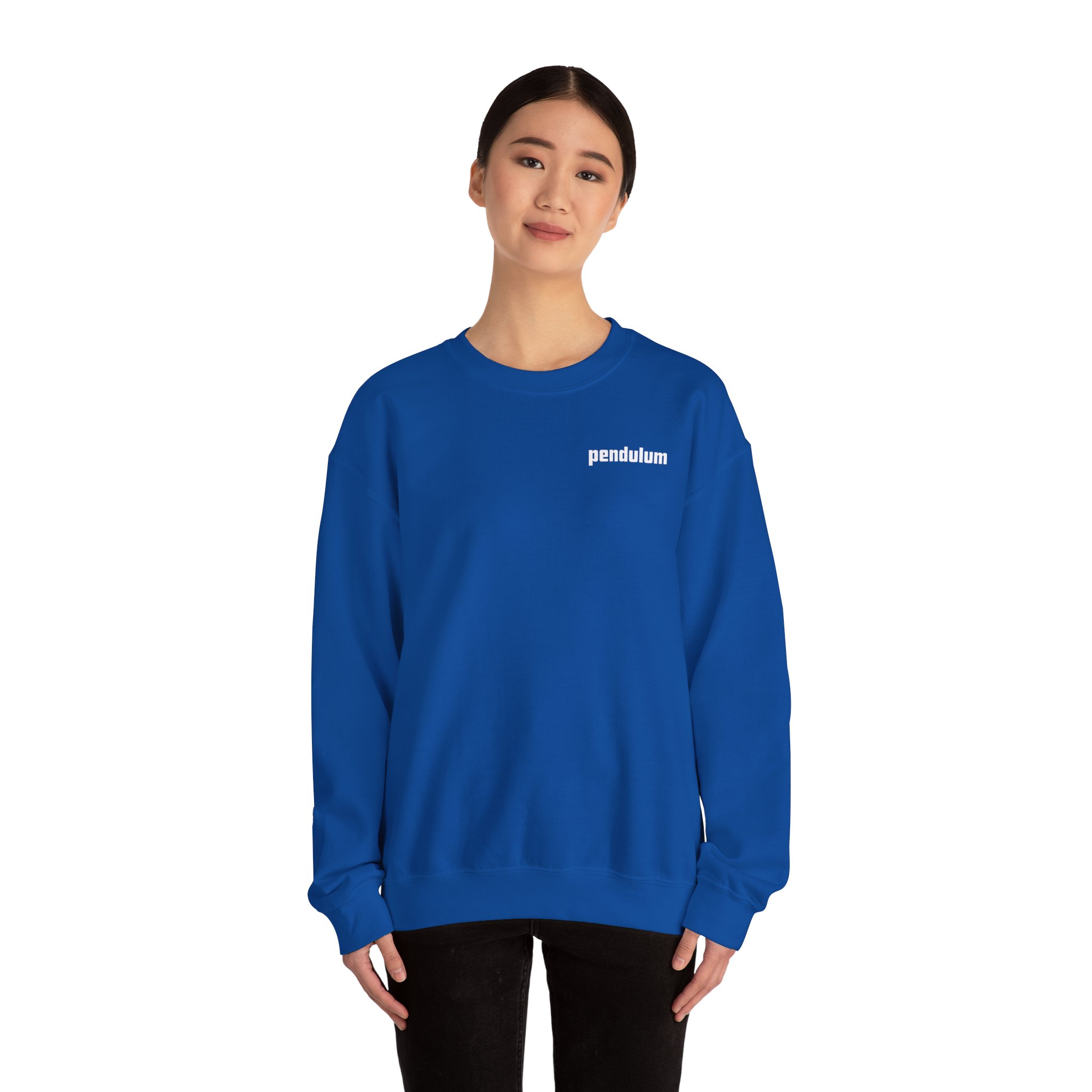 Pendulum Globe Glow in the Dark Logo Unisex Heavy Blendâ„¢ Crewneck Sweatshirt