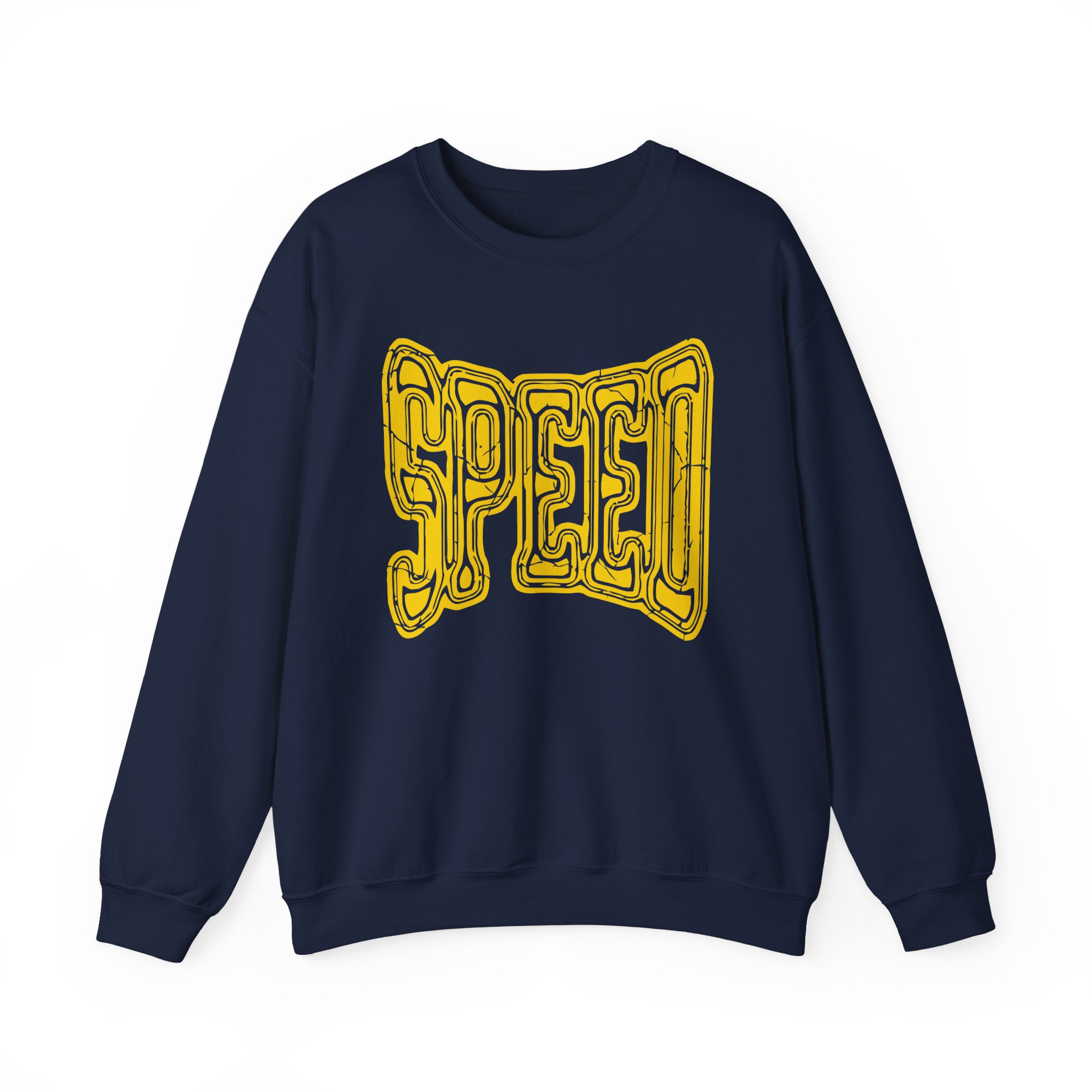 Ishowspeed Gold Logo Unisex Heavy Blendâ„¢ Crewneck Sweatshirt