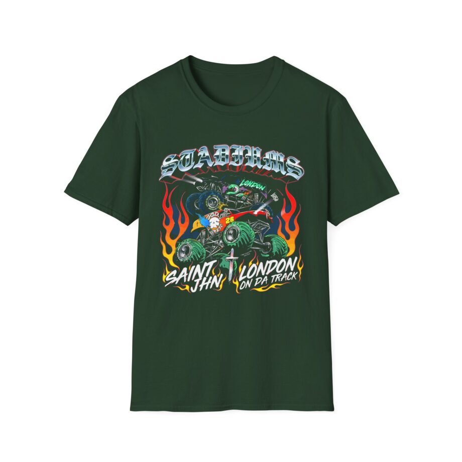 Saint Jhn Stadiums With London on Da Track Unisex Softstyle T-Shirt