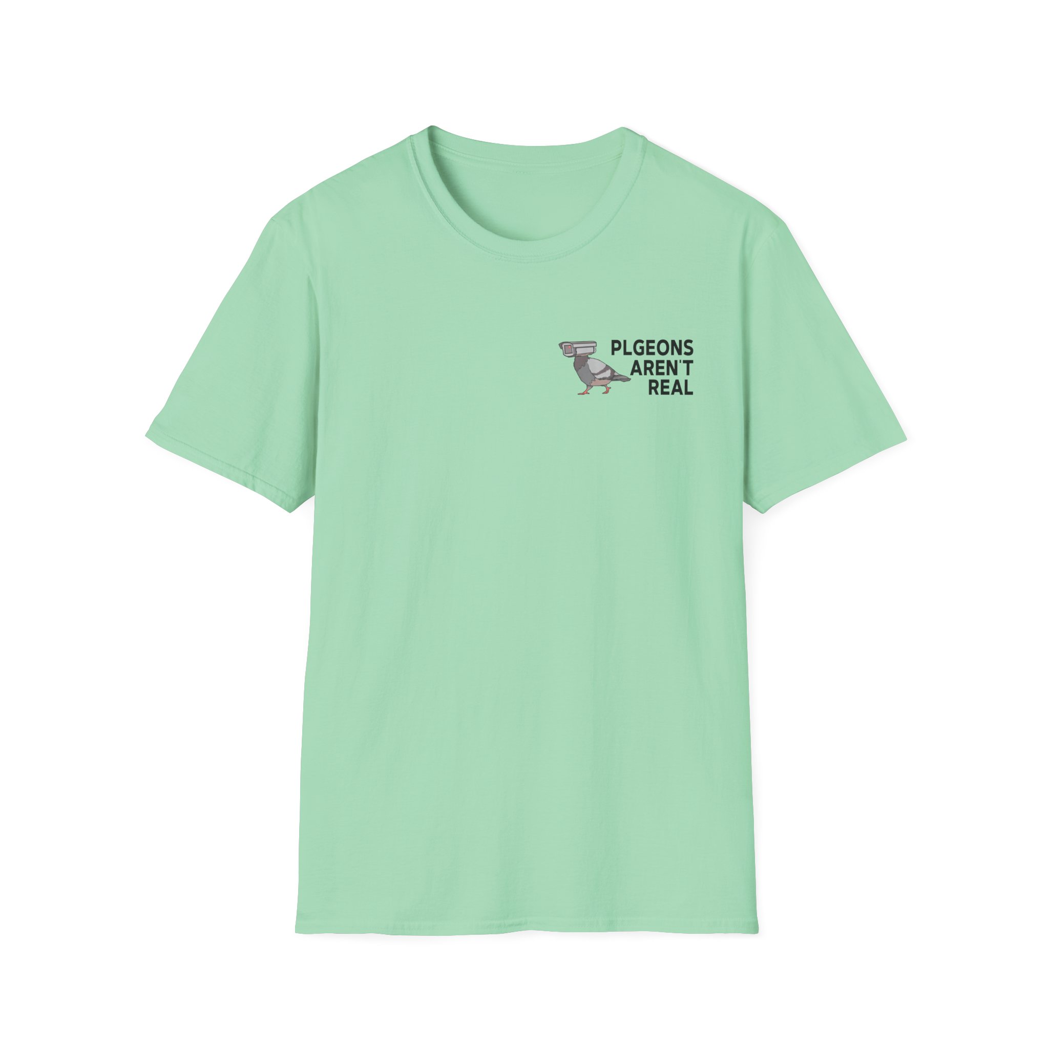 Birds Arent Real Unisex Softstyle T-Shirt