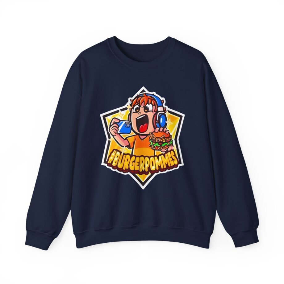 Burger Pommes Unisex Heavy Blend™ Crewneck Sweatshirt
