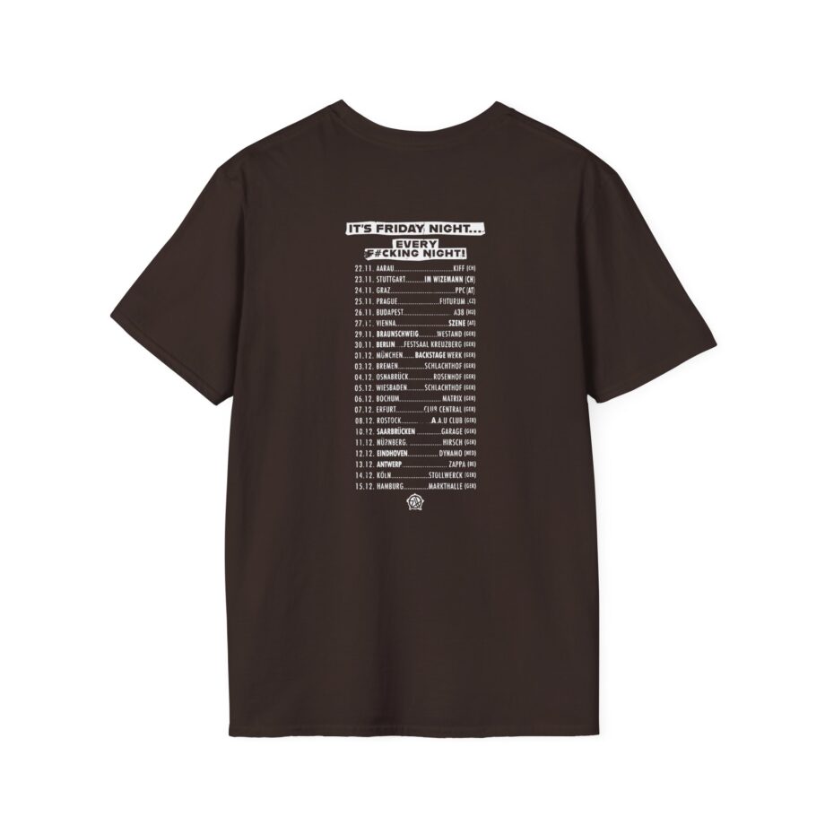 Zebrahead Lightning Skull Friday night tour Unisex Softstyle T-Shirt