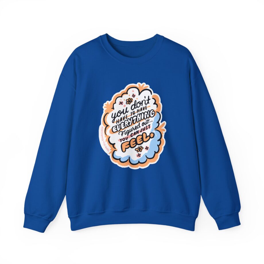 Heartstopper You Can Just Feel Unisex Heavy Blend™ Crewneck Sweatshirt