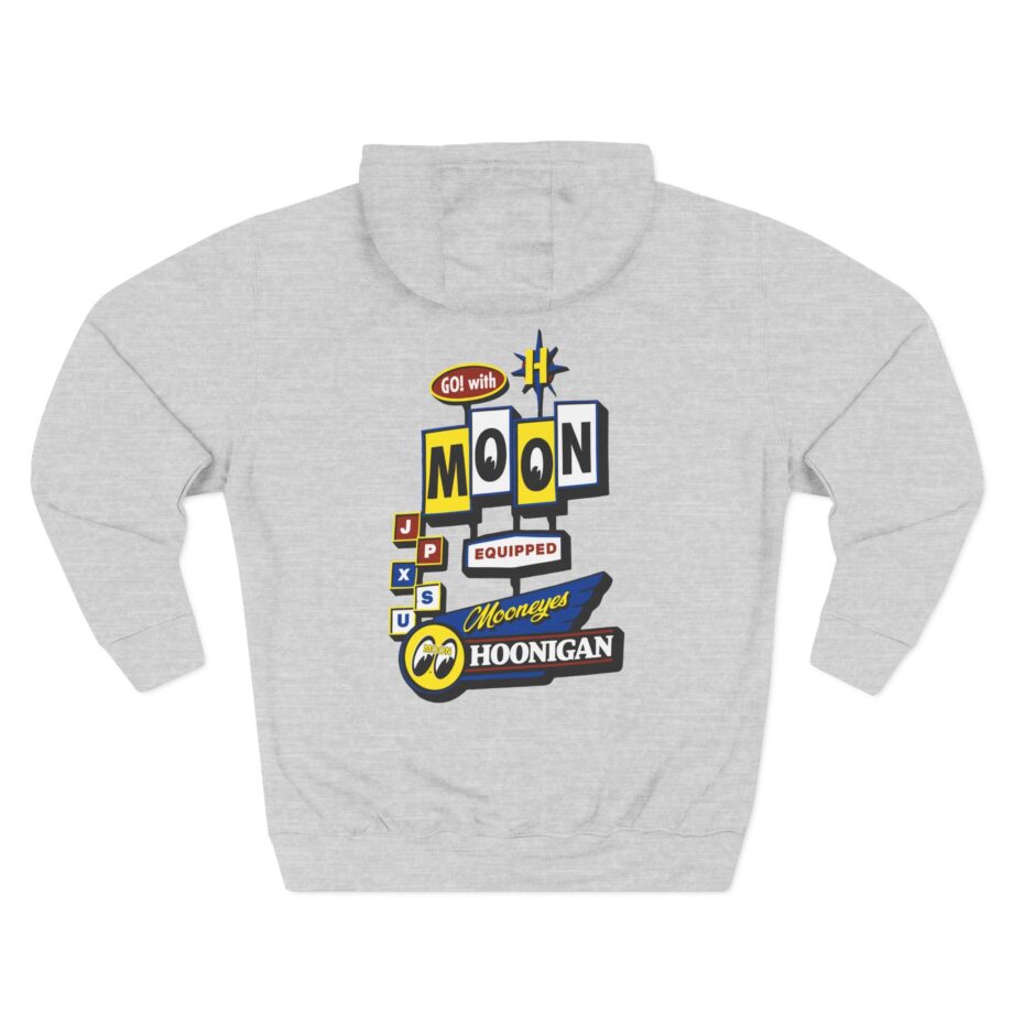 Ken Block Hoonigan X Mooneyes Moonmotel Three-Panel Fleece Hoodie