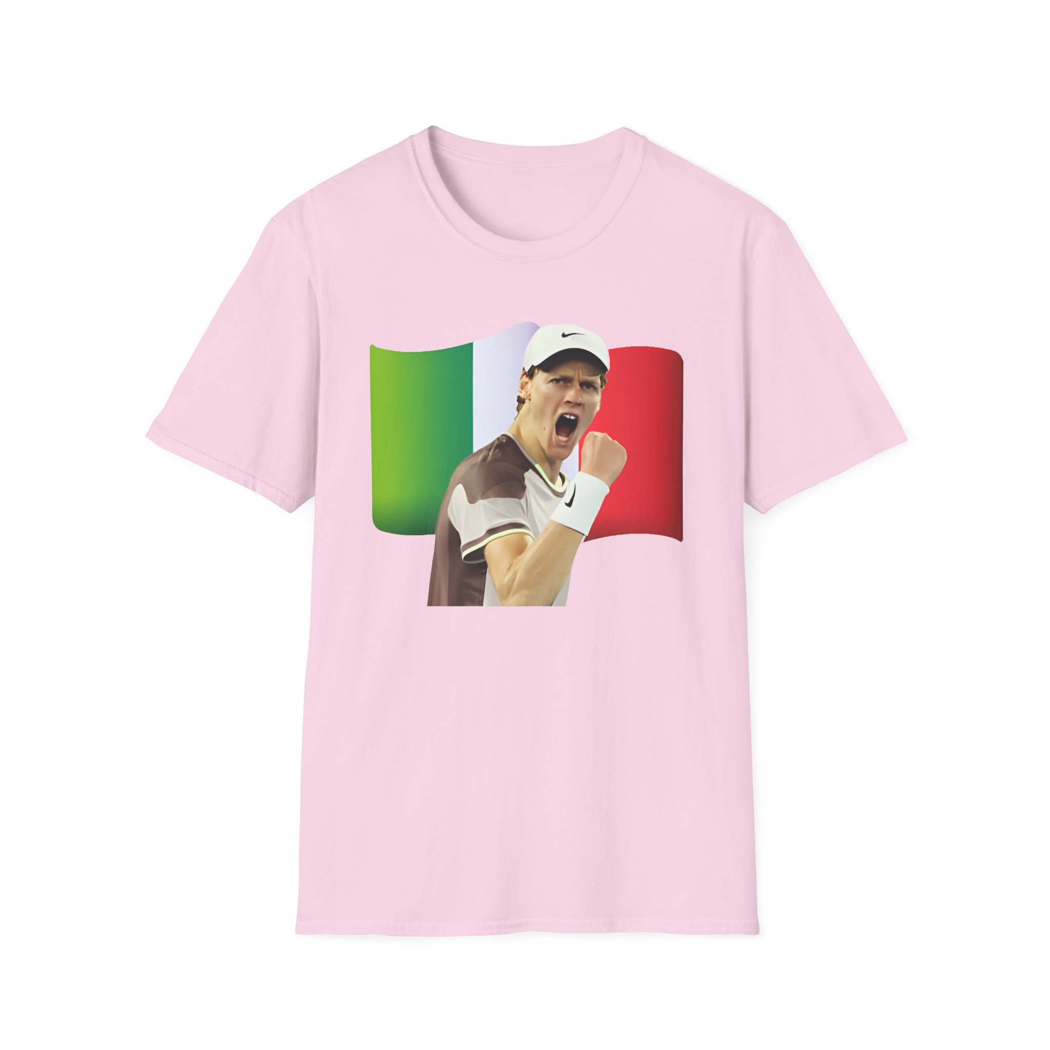 Jannik Sinner Italian Tennis Star Fan Unisex Softstyle T-Shirt