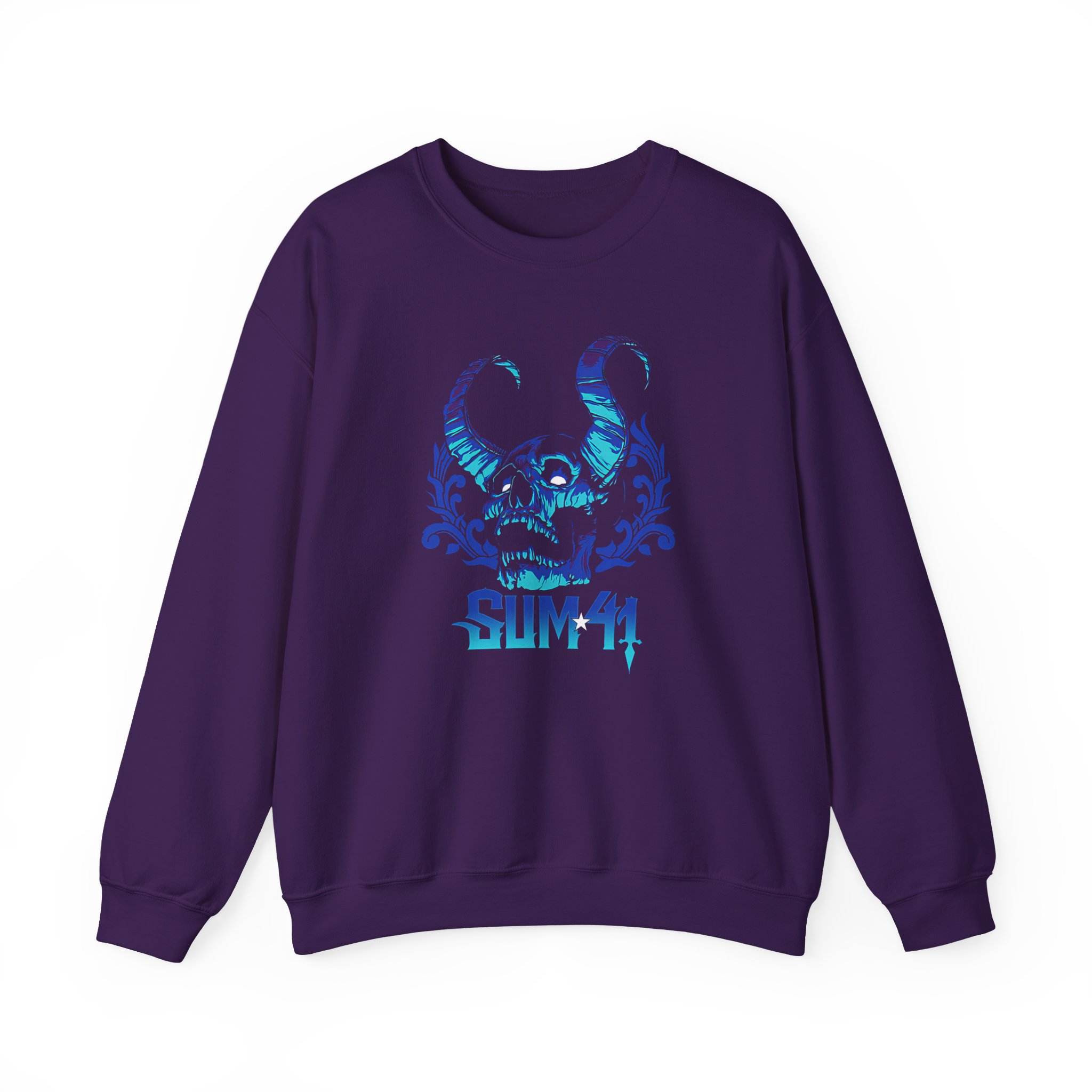 Sum 41 Blue Demon Itin Unisex Heavy Blendâ„¢ Crewneck Sweatshirt