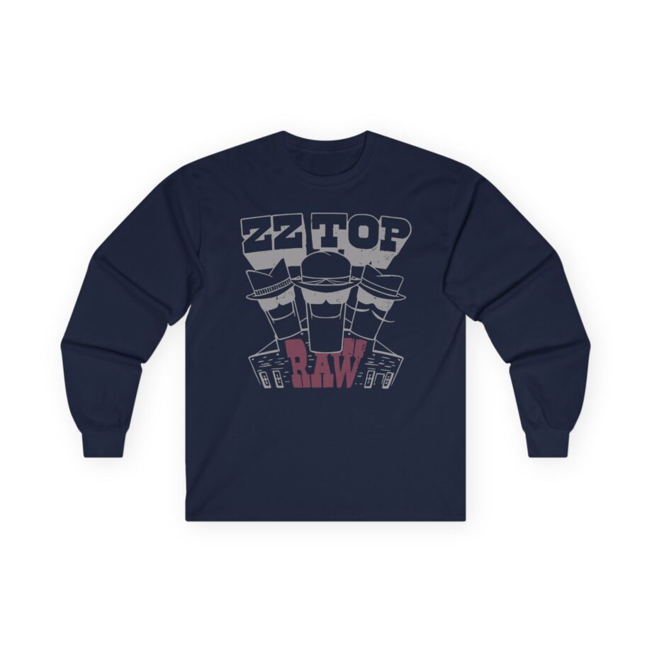 ZZ Top Raw Unisex Ultra Cotton Long Sleeve Tee
