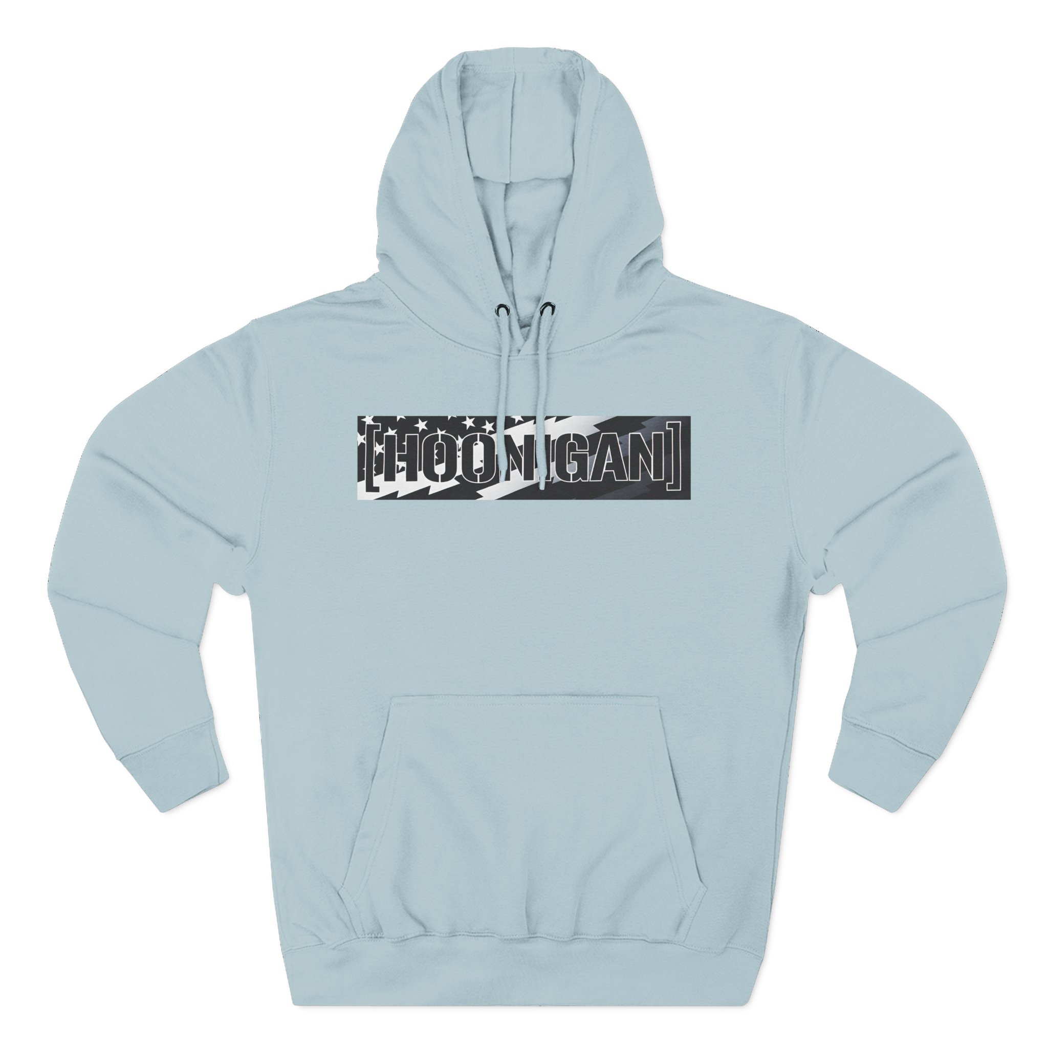 Ken Block Hoonigan Stars & Stripes Censor Bar Three-Panel Fleece Hoodie
