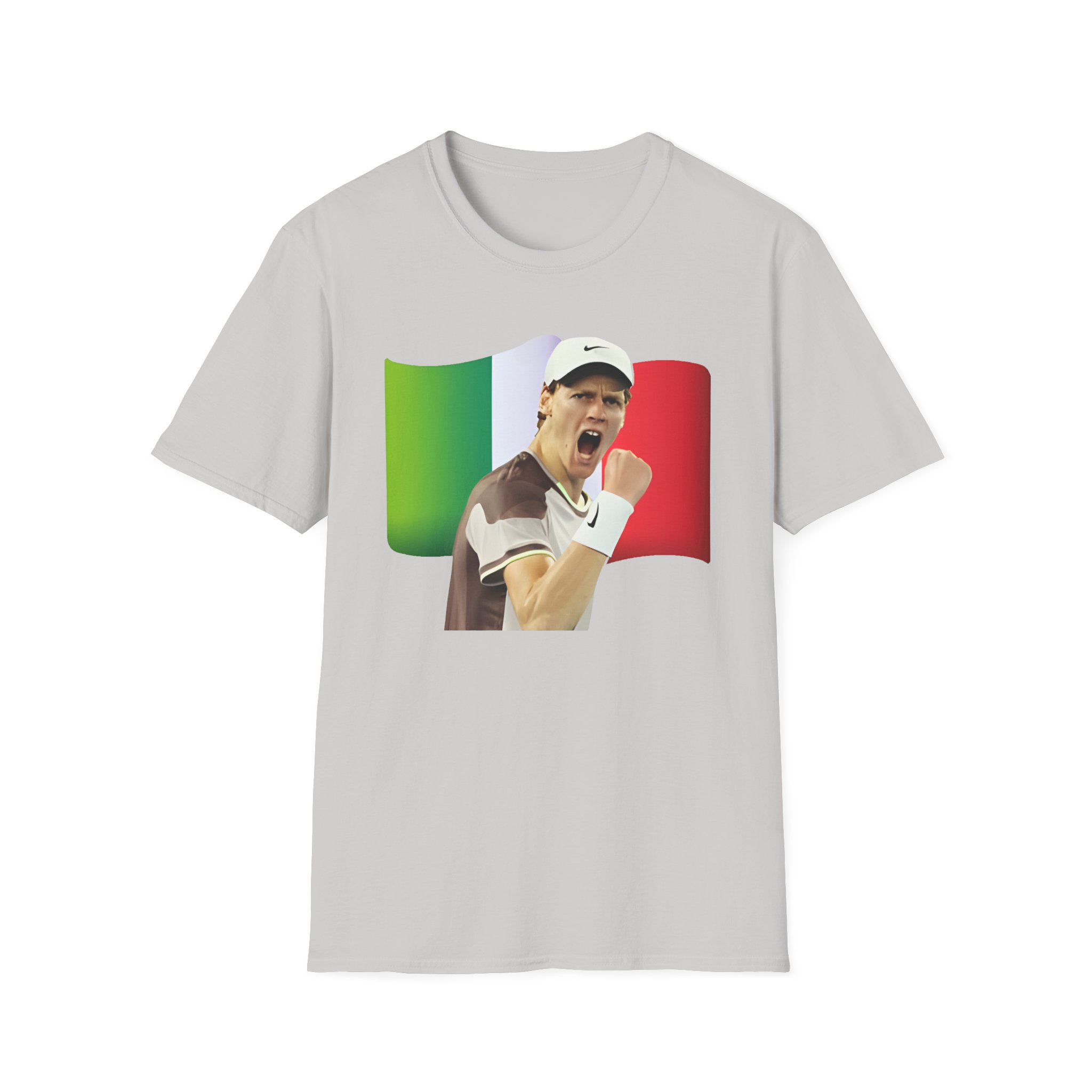Jannik Sinner Italian Tennis Star Fan Unisex Softstyle T-Shirt