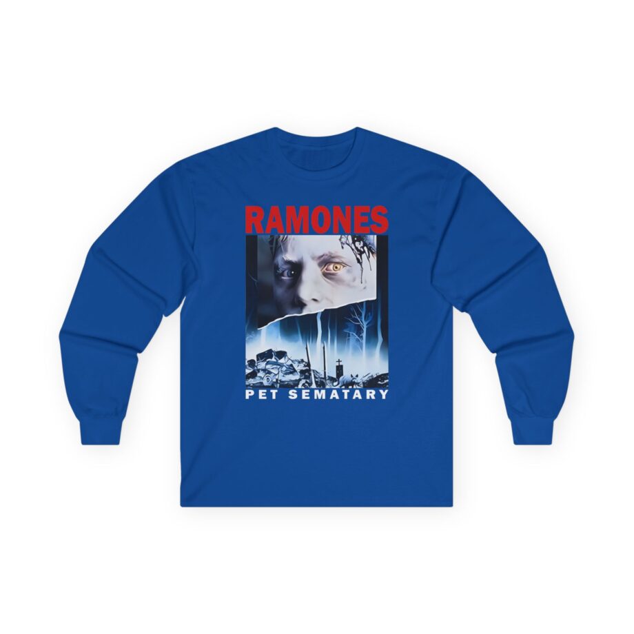 Ramones Pet Sematary T Shirt Unisex Ultra Cotton Long Sleeve Tee