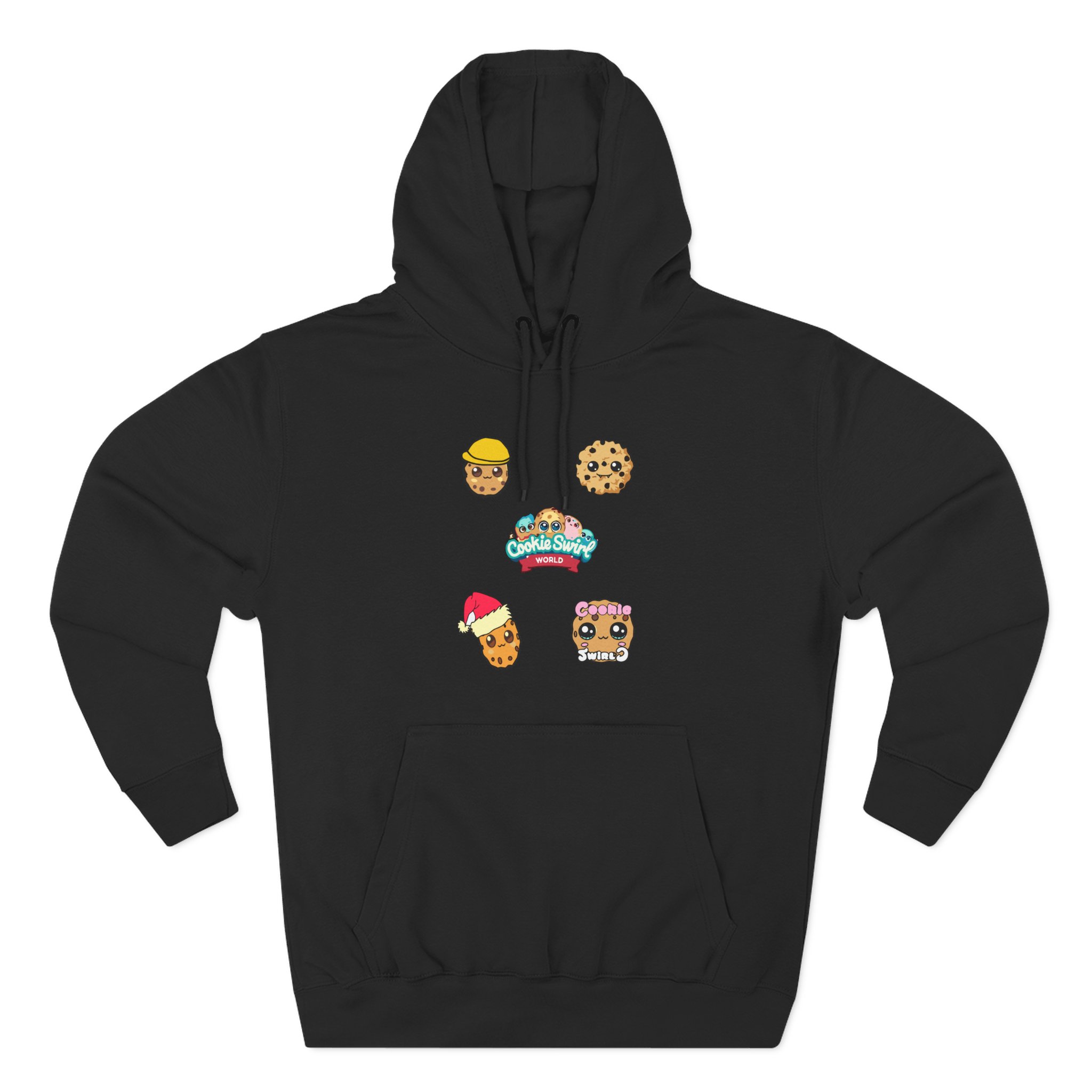 Cookieswirlc Three-Panel Fleece Hoodie